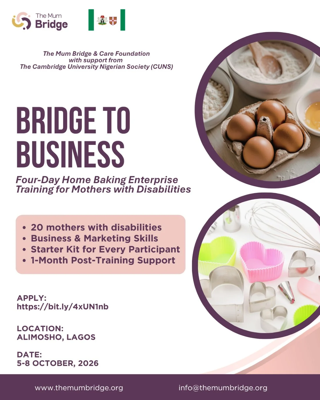 Flyer for Bridge to Business