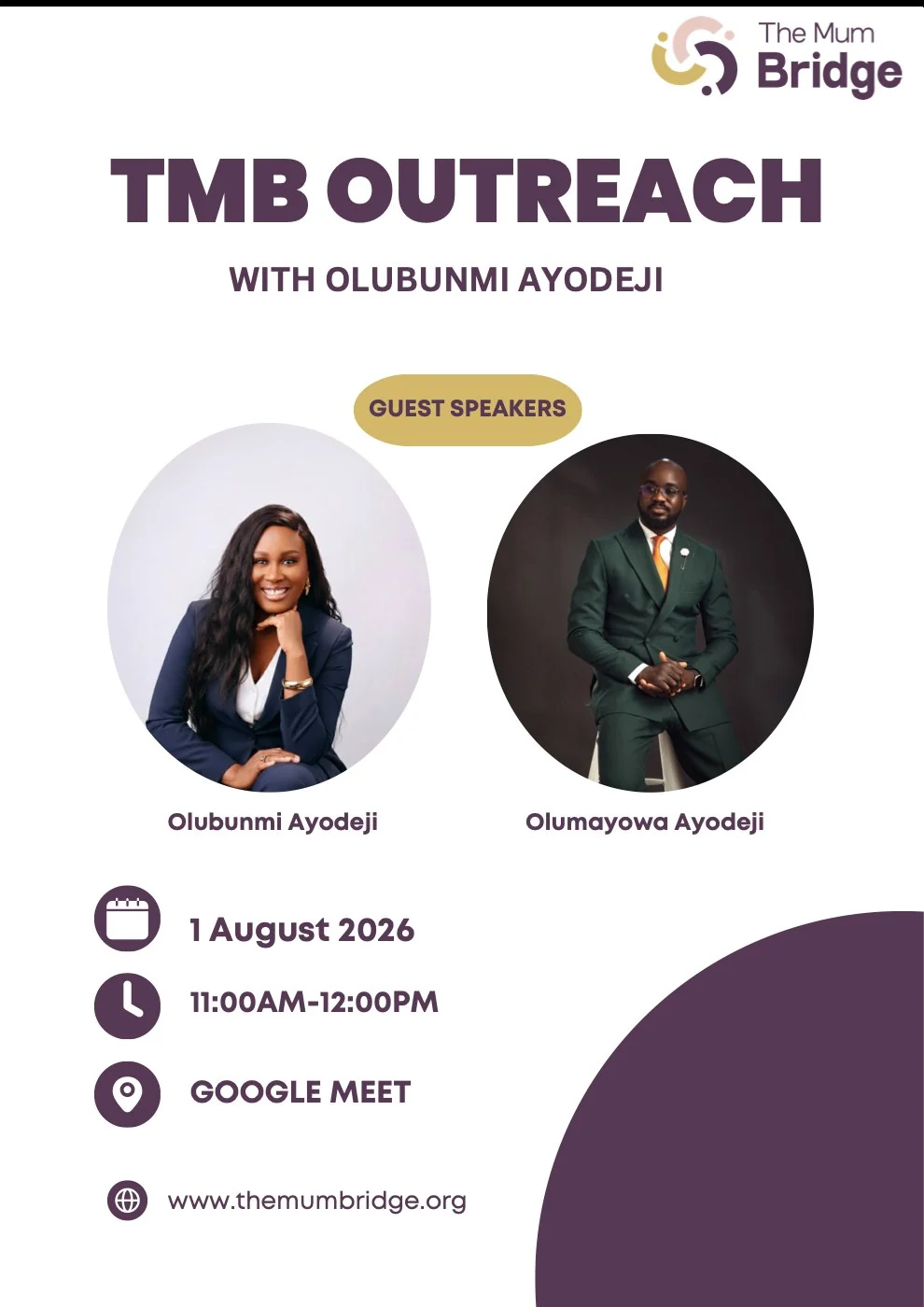 Flyer for Reflection Session